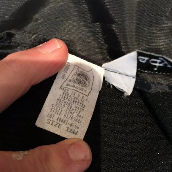 Vintage Lady Hazan Dress Sheath Sz 16 Lagenlook Black Sleeveless Layering Dress - Picture 5 of 6